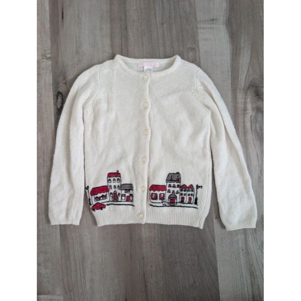 Janie and Jack Lambswool Cardigan Sweater, 3T (U2)